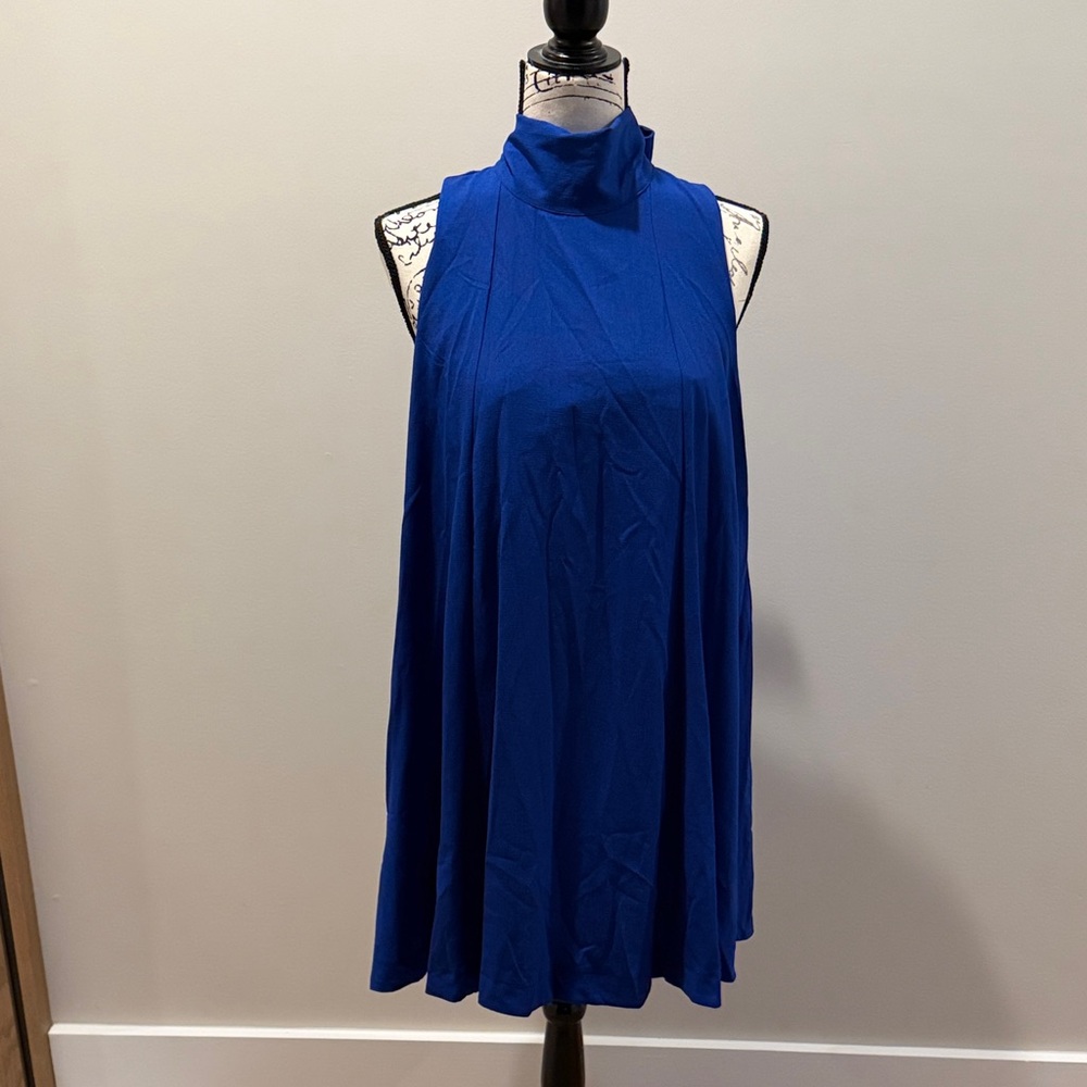 SHEIN Royal Blue Sleeveless Dress